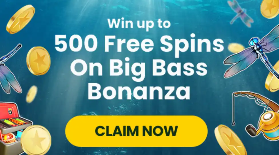 Promo obrazovka Great Britain Casino s Mega Reel a free spiny